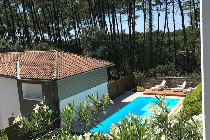 Ferienhaus für 7 Personen, mit Pool und Garten in Capbreton