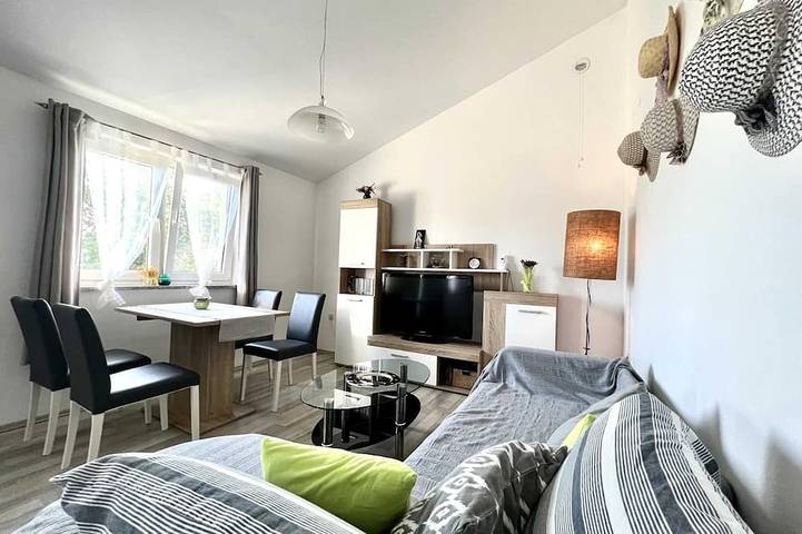 Ferienwohnung für 4 Personen, mit Terrasse und Garten