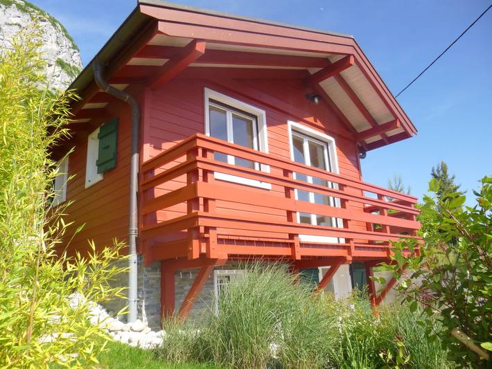 Casa de vacaciones para 4 personas, con vistas al lago además de jardín y terraza - 1