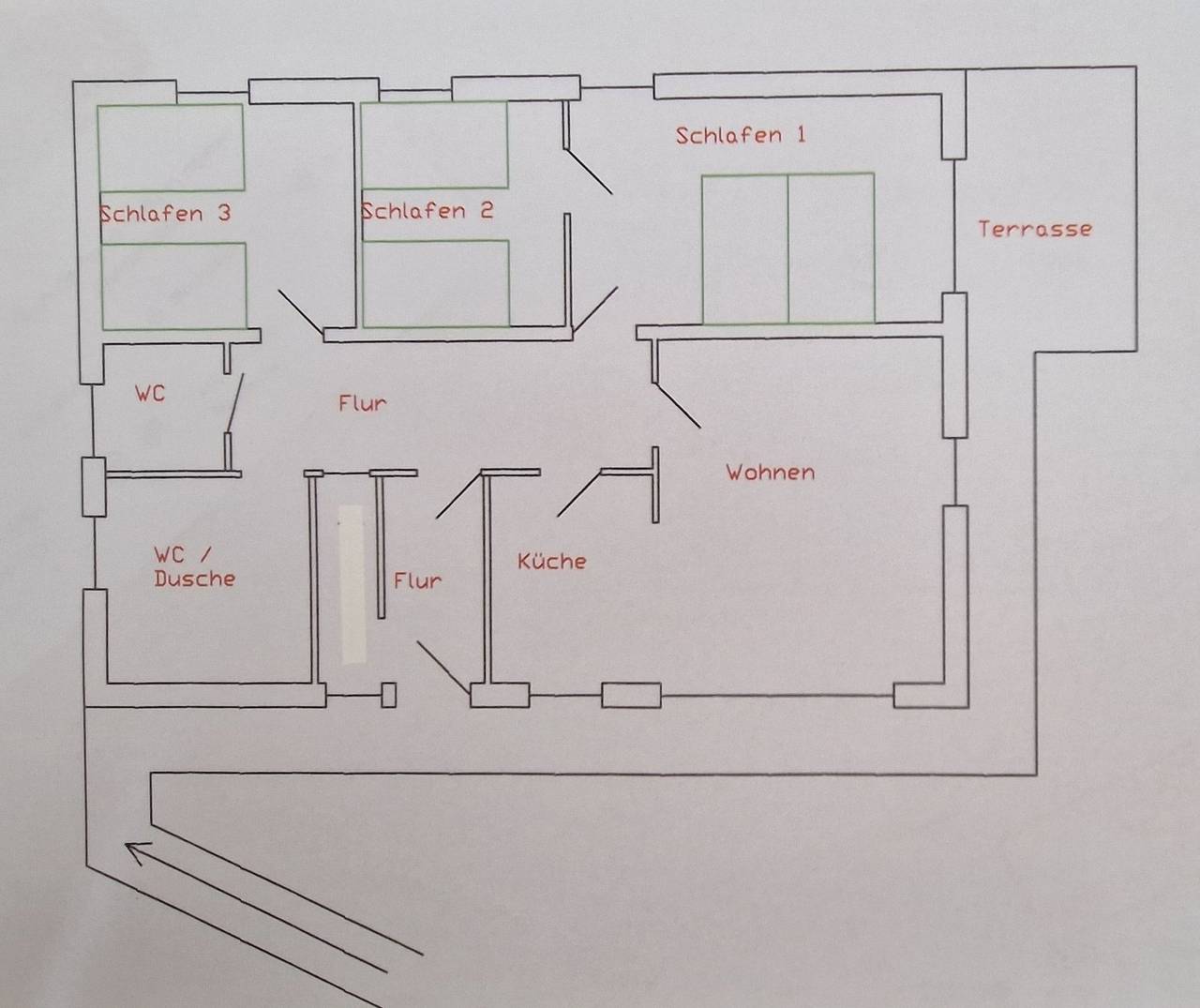 Ganze Ferienwohnung, Hauptstraße 58a in Demitz-Thumitz, Oberlausitz-Niederschlesien