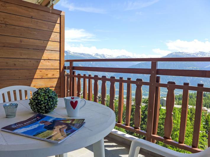 Appartement de vacances pour 4 personnes, avec balcon à Crans-Montana