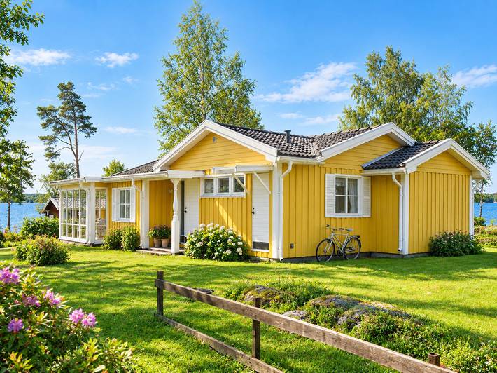 Ferienhaus für 4 Personen, mit Seeblick und Terrasse sowie Garten - 1