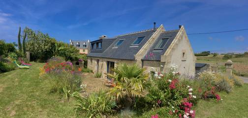 Gîte pour 5 personnes, avec terrasse et jardin à Kerlouan