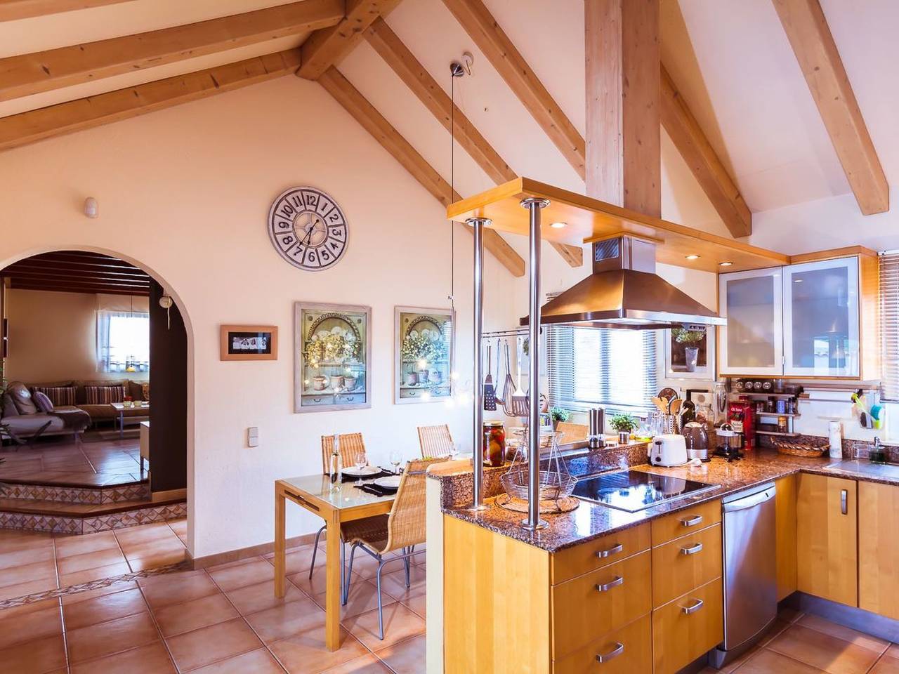 Strandnahes Ferienhaus Hibiscus mit privatem Pool in Corralejo, La Oliva