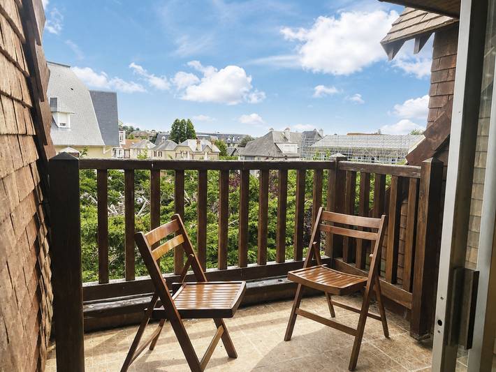 Location de vacances pour 4 personnes, avec Balcon ainsi que Terrasse et Vue à Blonville-sur-Mer