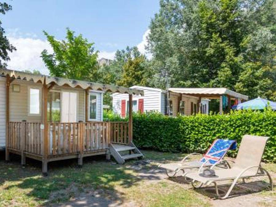 Camping Les Eaux Chaudes - Mobilheim 4 personen - Luciole in Digne-les-Bains, Alpes-de-Haute-Provence