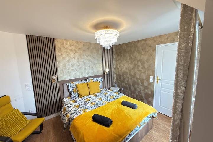 Appartement de vacances pour 6 personnes, avec balcon et jardin