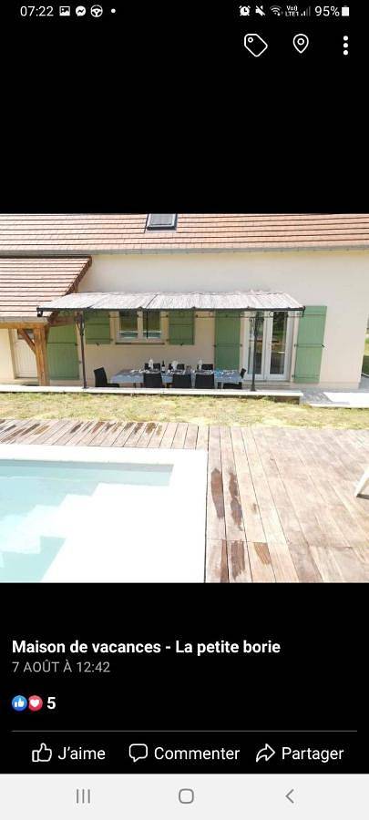 Maison de vacances pour 8 personnes, avec jardin et vue ainsi que vue sur le lac et piscine