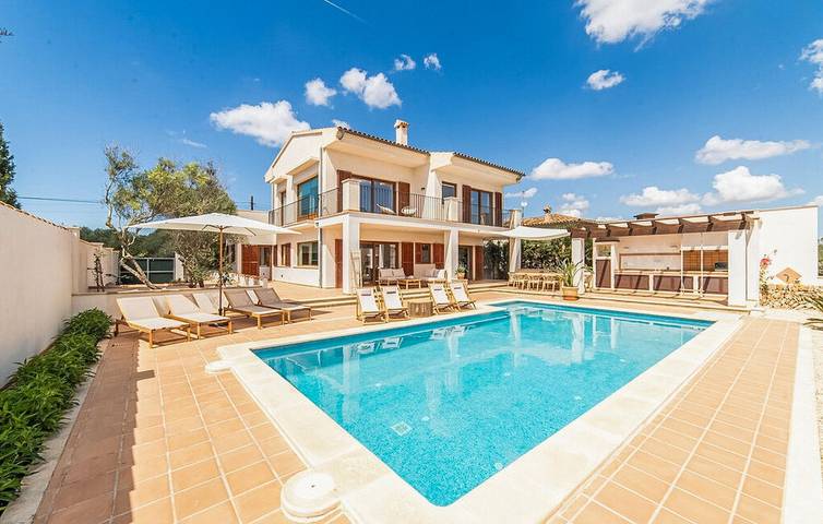 Finca mit Meerblick für 8 Personen, mit Pool und Terrasse sowie Garten in Llucmajor