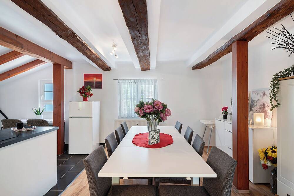 Ferienwohnung 'Vogtshaus De Luxe' mit Bergblick, privater Terrasse und Wlan in Gernsbach, Nordschwarzwald