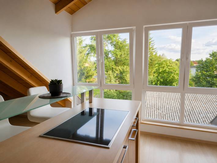 Hütte für 5 Personen, mit Balkon im Fichtelgebirge