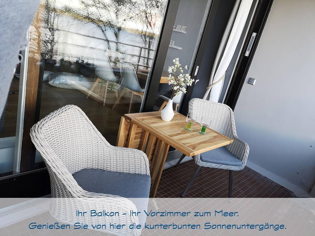 Ganze Wohnung, Fewo1846 - Kajüte Fördeblick (App. 112) / familienfreundliches Studioapartment in Holnis, Glücksburg