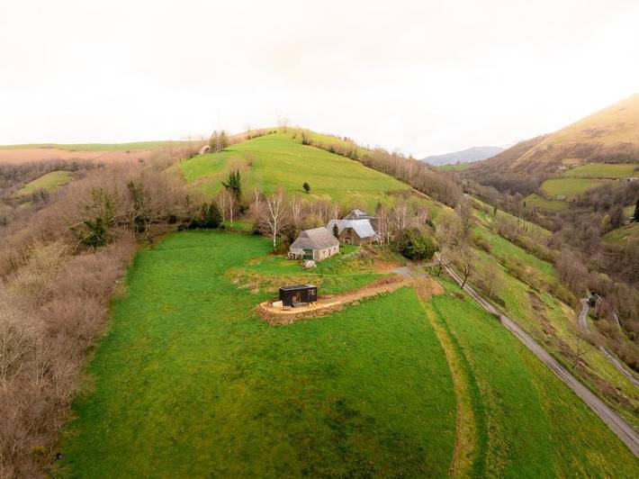 Chalet pour 3 personnes, avec vue et terrasse, animaux acceptés
