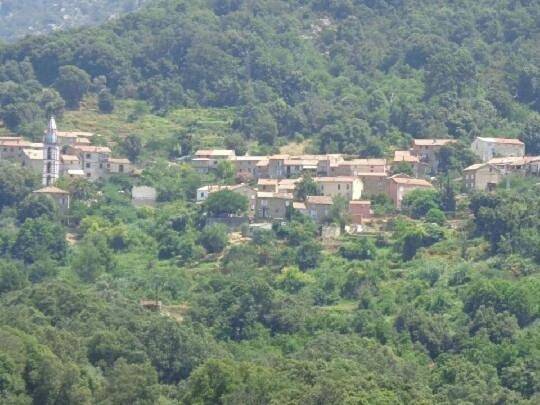 Peri village in Peri, Région d'Ajaccio