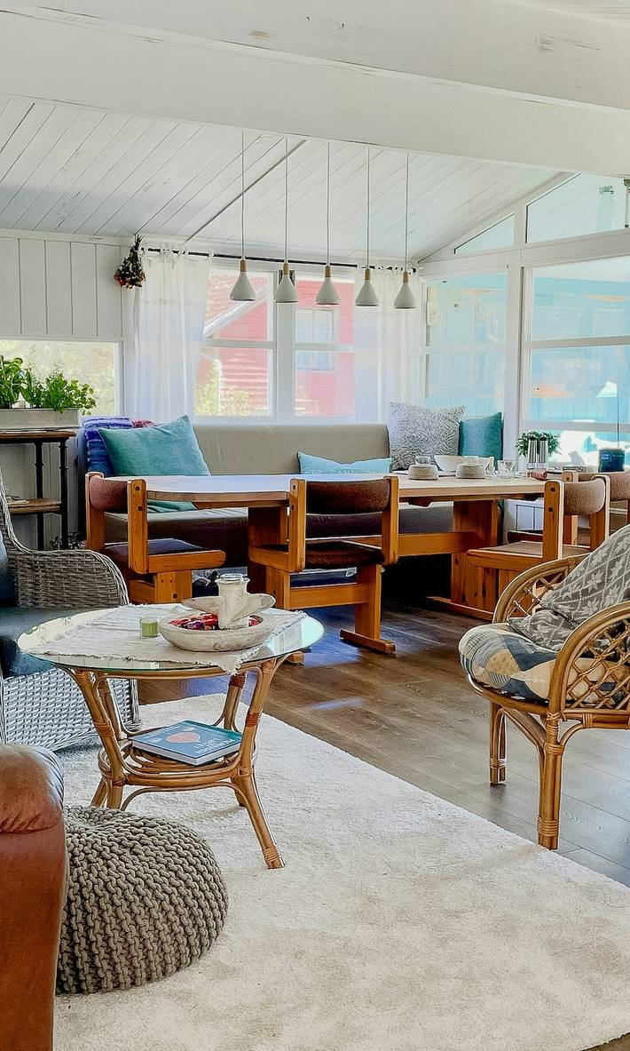 Ferienhaus für 8 Personen, mit Terrasse in Halden