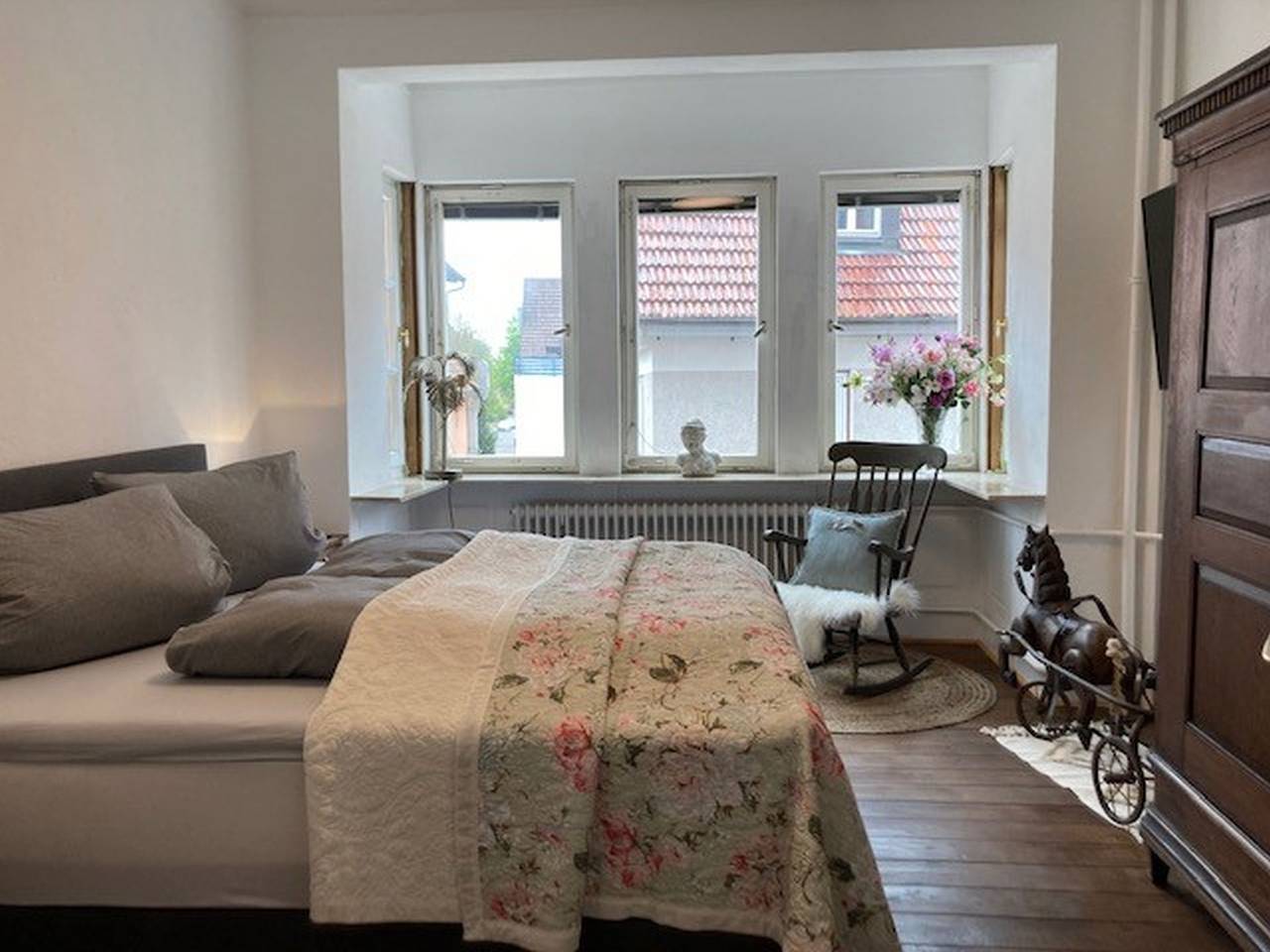 Ganze Wohnung, Ferienwohnung 'Luise' mit Gemeinschaftsterrasse und Wlan in Münsingen, Neckar-Alb