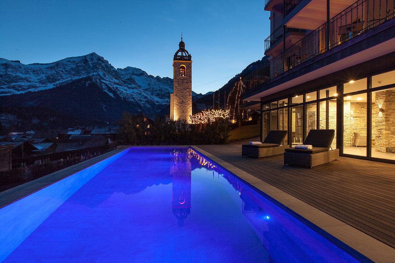 Hôtel National Resort & Spa - Deluxe Zimmer in Champéry, Portes du Soleil