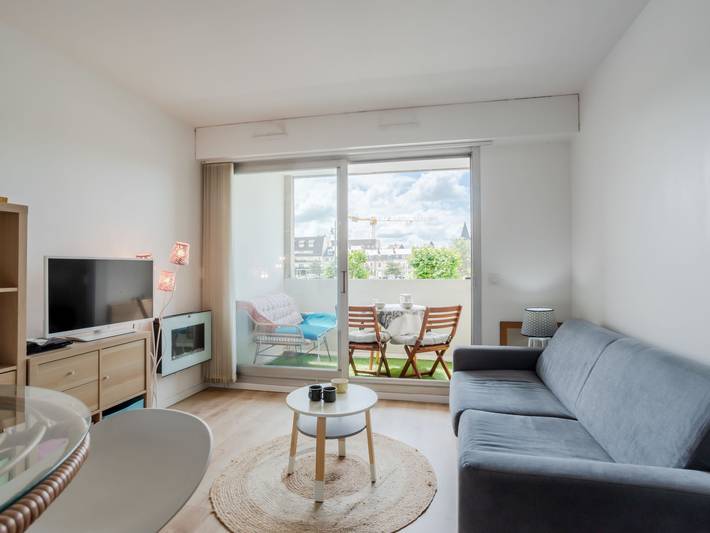 Appartement de vacances pour 2 personnes, avec balcon et vue à Trouville-sur-Mer