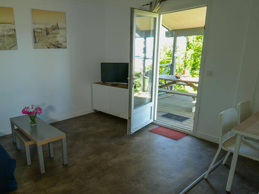 Camping Village de Reneville - Chalet 4 personen - Chalet Komfort - 28 m² - 2 Zimmer in Fécamp, Le Havre und Umgebung