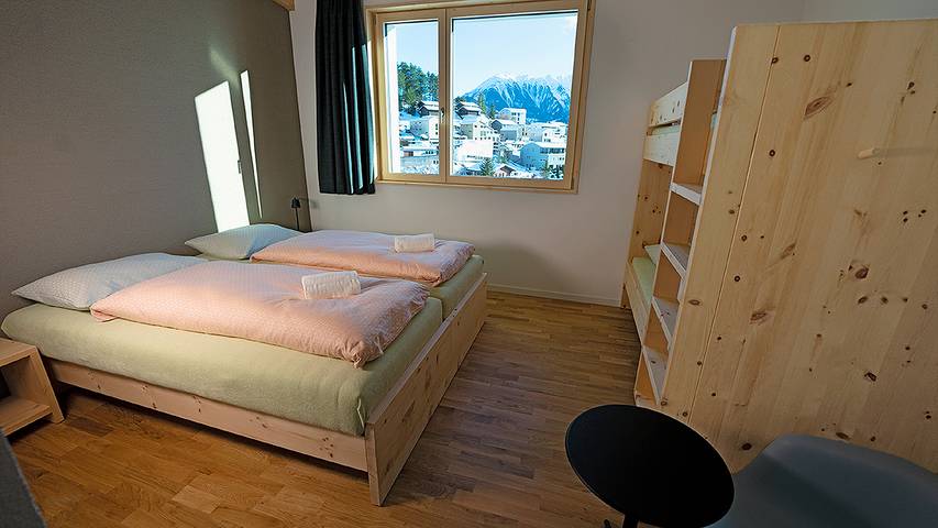 Laax wellnesshostel3000 - Bed in 6-beds room (mixed) in Laax GR 1, Laax