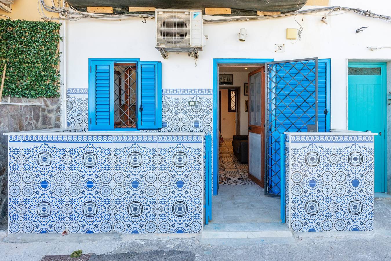 Maison de vacances 'Marina' avec vue sur la mer, Wi-Fi et climatisation in Palerme, Province de Palerme