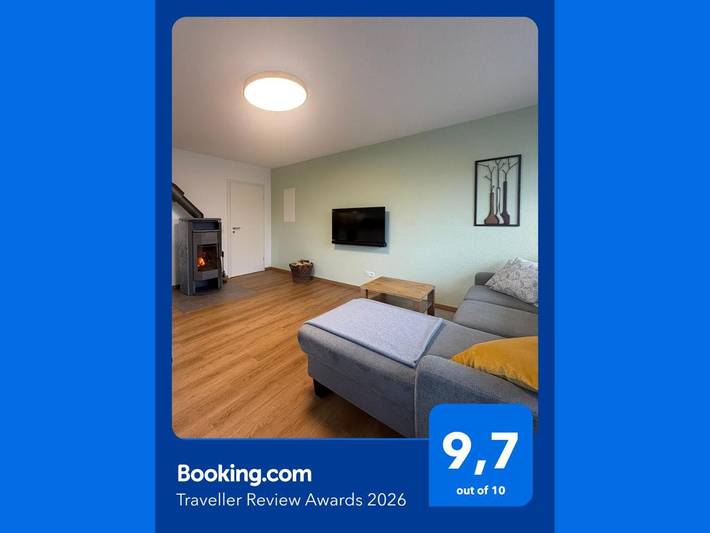 Ferienwohnung für 3 Personen, mit Ausblick und Garten