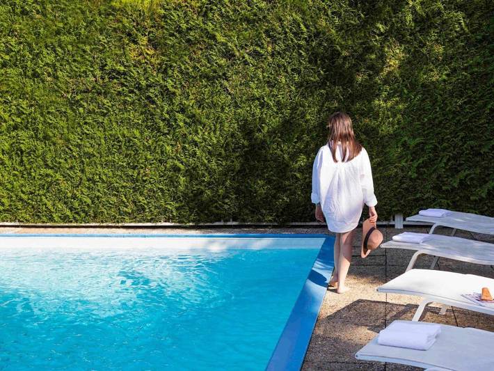 Hôtel pour 3 personnes, avec Terrasse ainsi que Jardin et Vue
