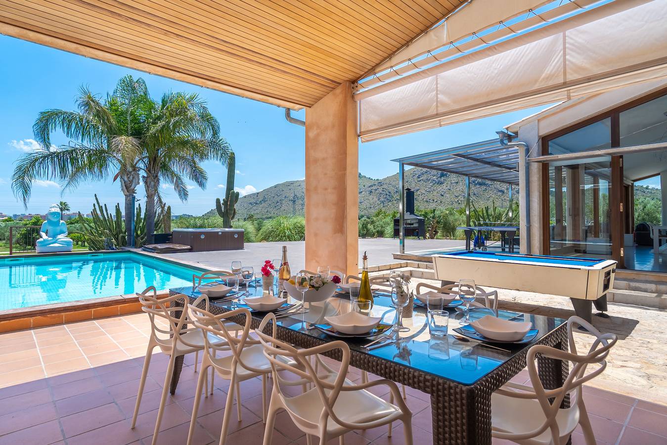 Can Oliva Wunderschöne und moderne Finca für 8 Personen mit Pool Alcudia in Alcúdia, Mallorcas Küste