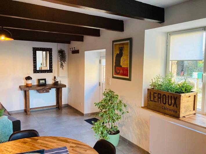 Location de vacances pour 3 personnes, avec jardin et vue, animaux acceptés à Quistinic - 2