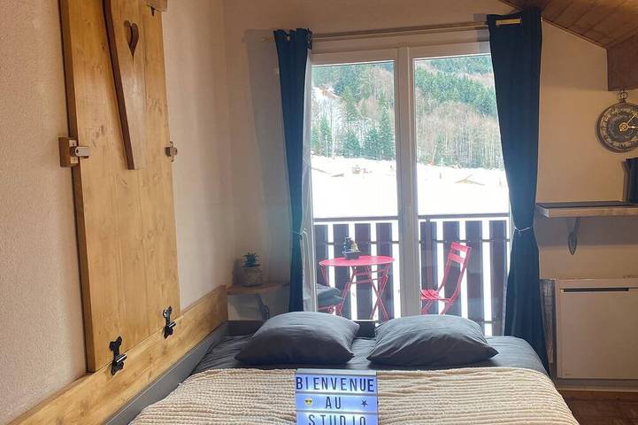 Entire apartment, Studio at the foot of the slopes in Bernex, Thonon-les-Bains region