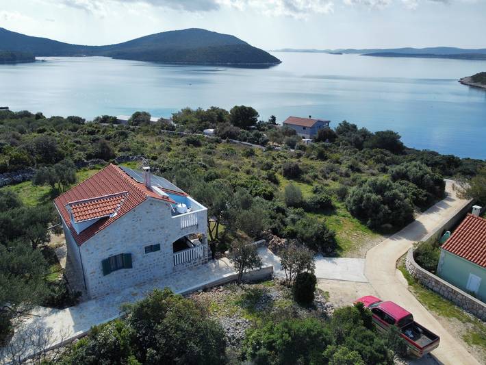 3-Zimmer-Haus mit Terrasse und Meerblick Bucht Soline, Pasman K-8222 in Kraj, Pasman