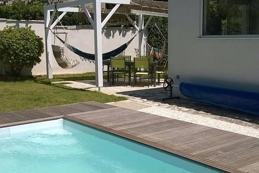Villa avec piscine dans la garrigue entre Narbonne et Méditerranée in Armissan, Côte d'Améthyste
