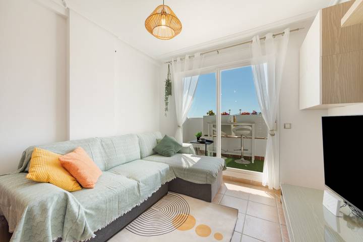 Ganze Wohnung, Ferienhaus 'Maison De Lumière' mit Meerblick, WLAN und Klimaanlage in Playas de Vera, Vera