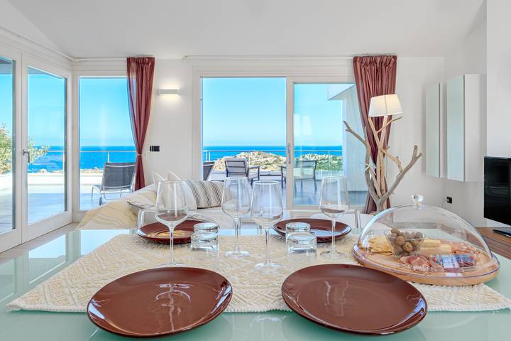 Gîte pour 4 personnes, avec balcon à Golfo Aranci