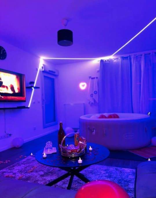 Appartement de vacances pour 3 personnes, avec balcon et jacuzzi