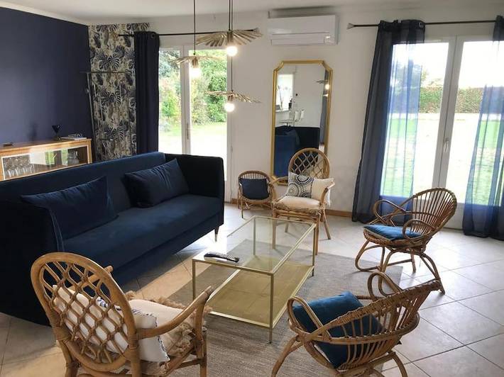 Location de vacances pour 6 personnes, avec Terrasse et Jardin dans Saint-Germain (Aube)