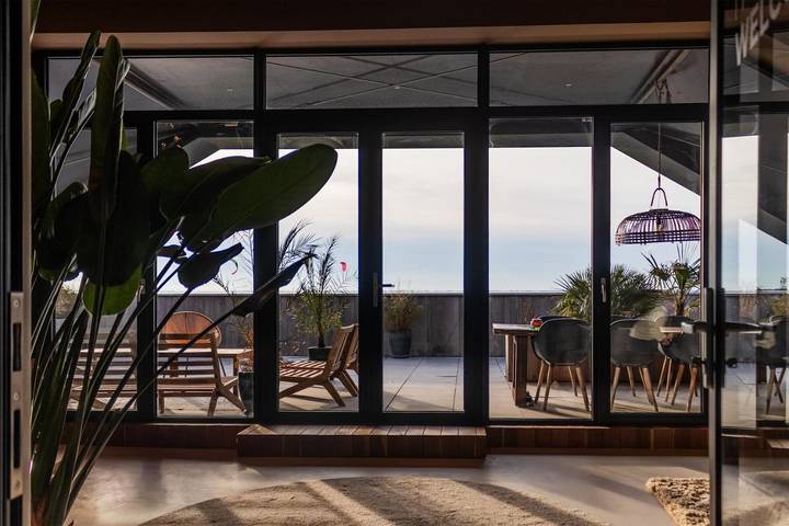 Ferienwohnung für 6 Personen, mit Balkon und Seeblick sowie Ausblick am Markermeer