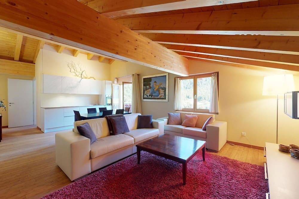 Ganze Wohnung, Modern 3½ room flat on the ground floor, approx. in Madulain, Sankt Moritz