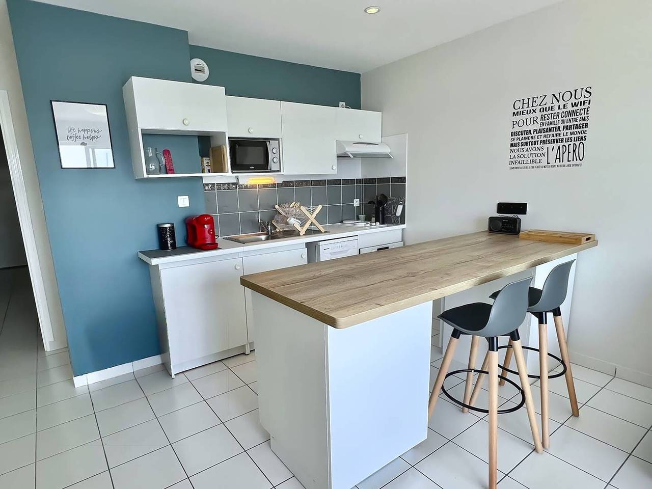 Appartement entier, Étel - Appartement 42 m² - 2 pièces - Wifi - Près du port in Étel, Côte des Mégalithes