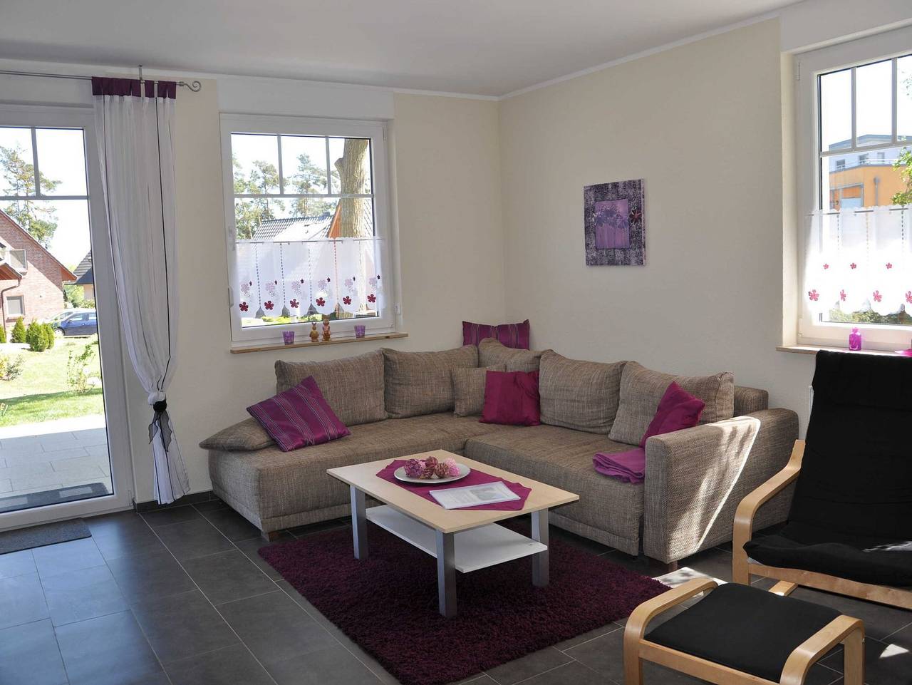 Ganze Ferienwohnung, Ferienhaus Müritzperle - 3 Zimmer Erdgeschoss - Fewo Ferienhaus Müritzperle in Röbel, Müritz