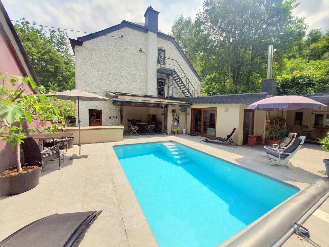 Luxuriöses Gruppenhaus mit großem Pool in Grupont, Tellin