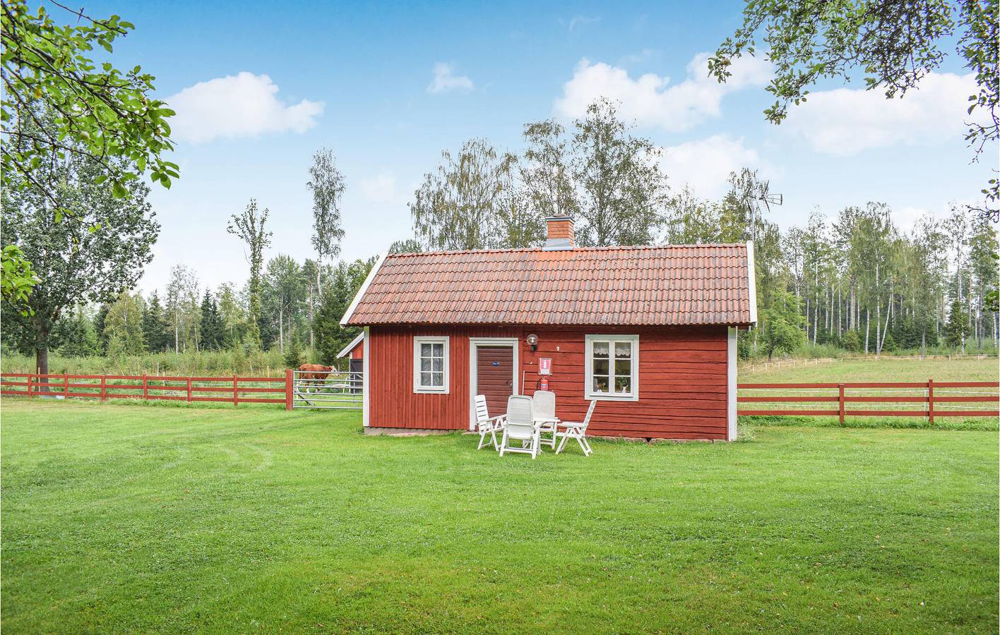 Hus för 6 Personer, med trädgård