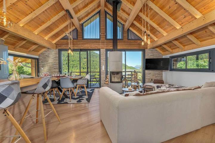 Chalet für 12 Personen, mit Garten - 1