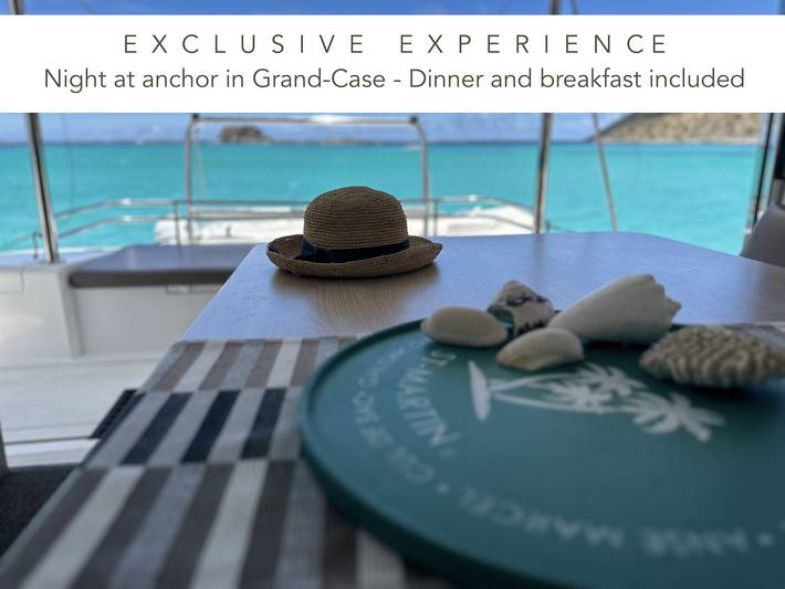 Bateau pour 4 personnes, avec vue ainsi que terrasse et vue sur l’océan dans Baie de Grand Case