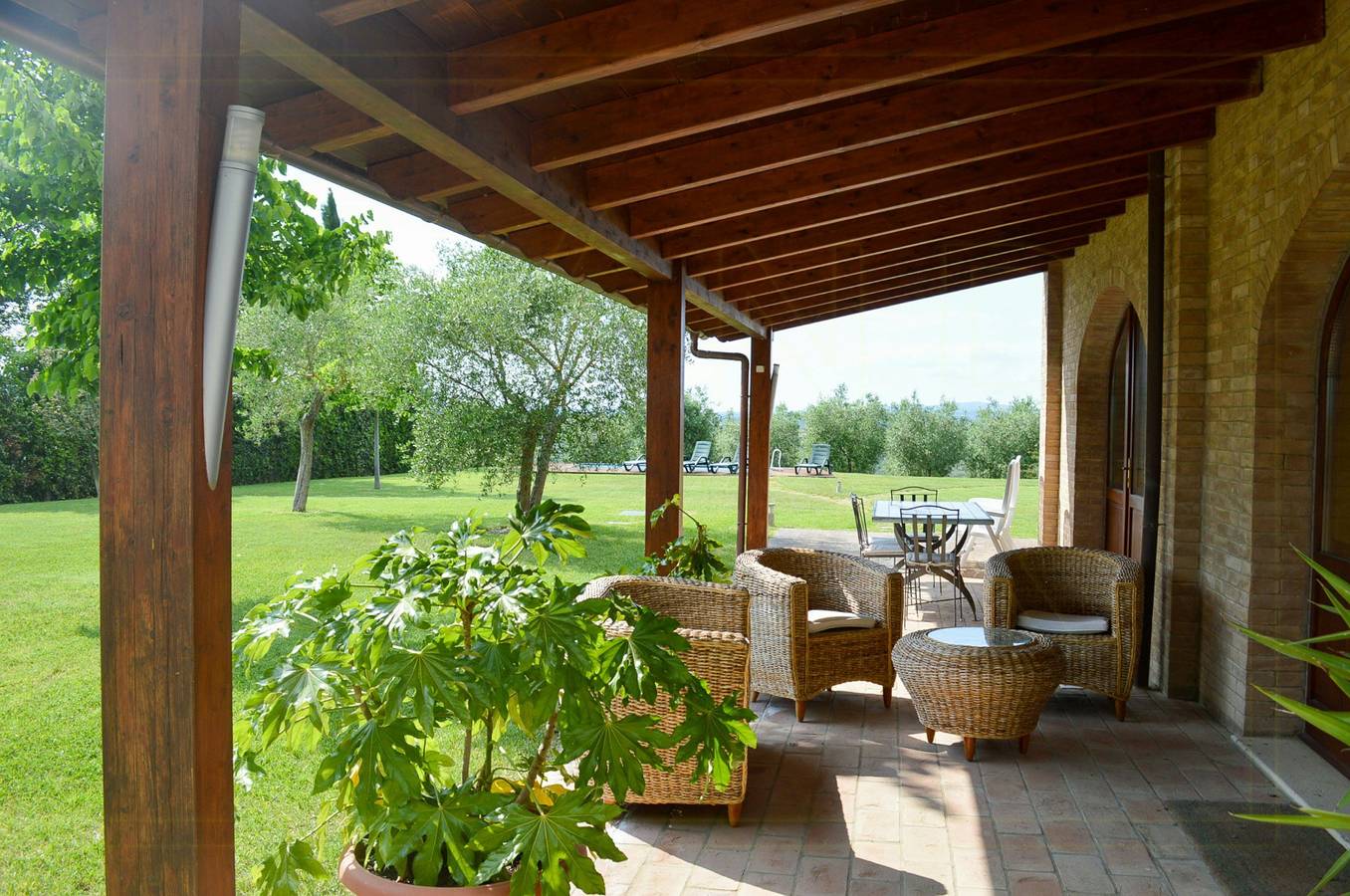 Villa mit privatem Pool und Blick auf die Crete in Asciano, Siena Provinz