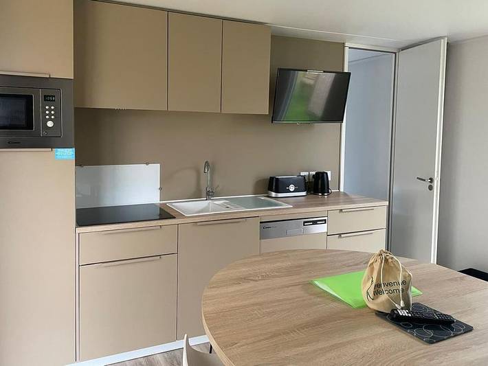 Camping Paradis - La Croix L'abbé - Mobilheim 4 personen - Premium 2 Schlafzimmer 2 Badezimmer 4 Pers. in Saint-Valery-sur-Somme, Abbeville und Umgebung