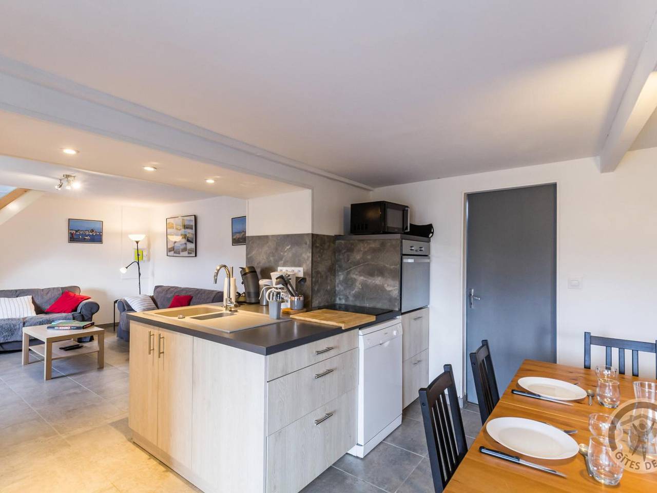 Maison bord de mer avec accès plage, équipements modernes et espace familial in Gatteville-le-Phare, Région de Cherbourg