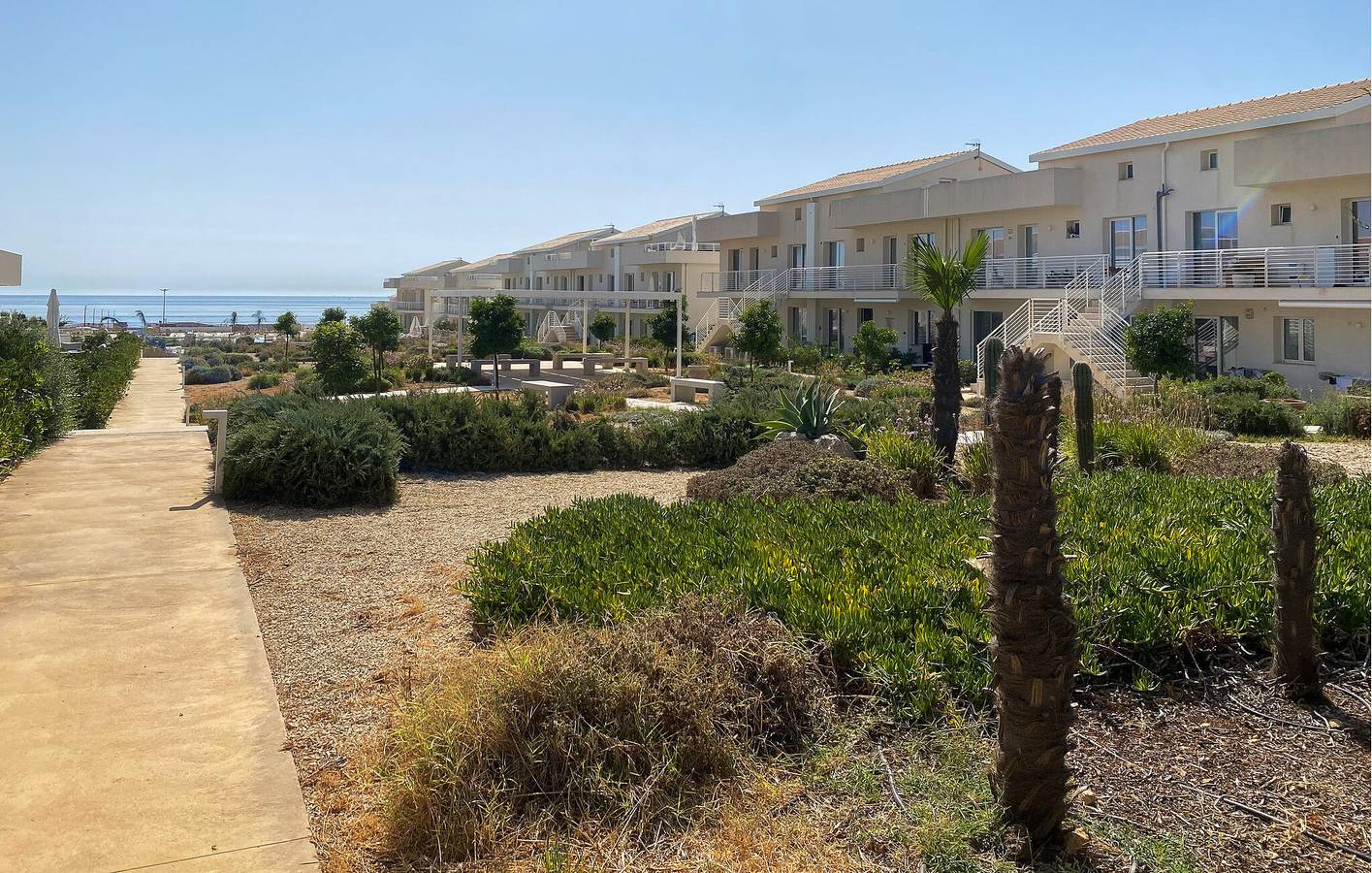 Appartement de vacances entier, Appartement avec vue sur la mer, avec piscine et terrasse, à 2 km de la plage in Marzamemi, Pachino