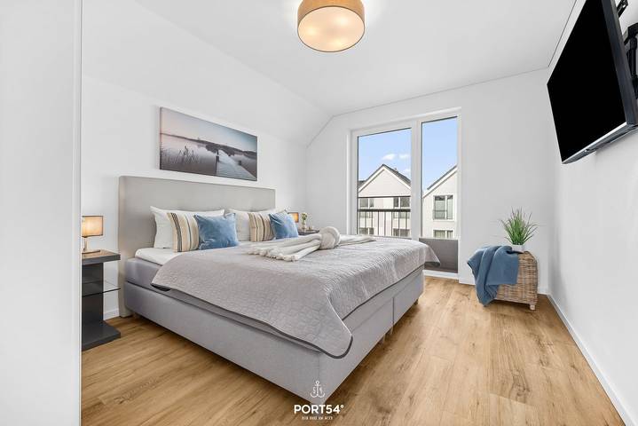 Ferienwohnung für 4 Personen, mit Ausblick und Sauna sowie Balkon, mit Haustier an der Schlei-Ostsee - 3