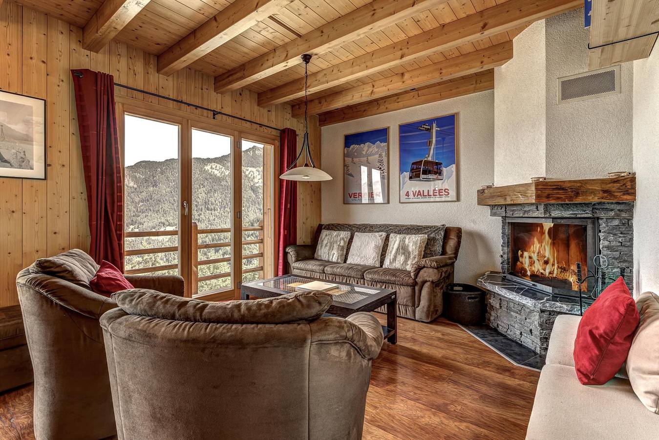 Chalet Snowfall - jacuzzi - views in La Tzoumaz, Riddes